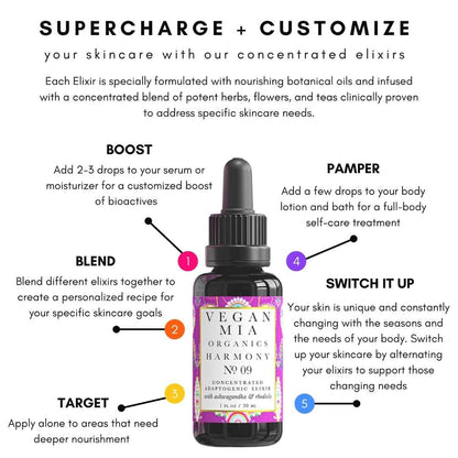 Vegan Mia: Harmony Adaptogenic Elixir No.9