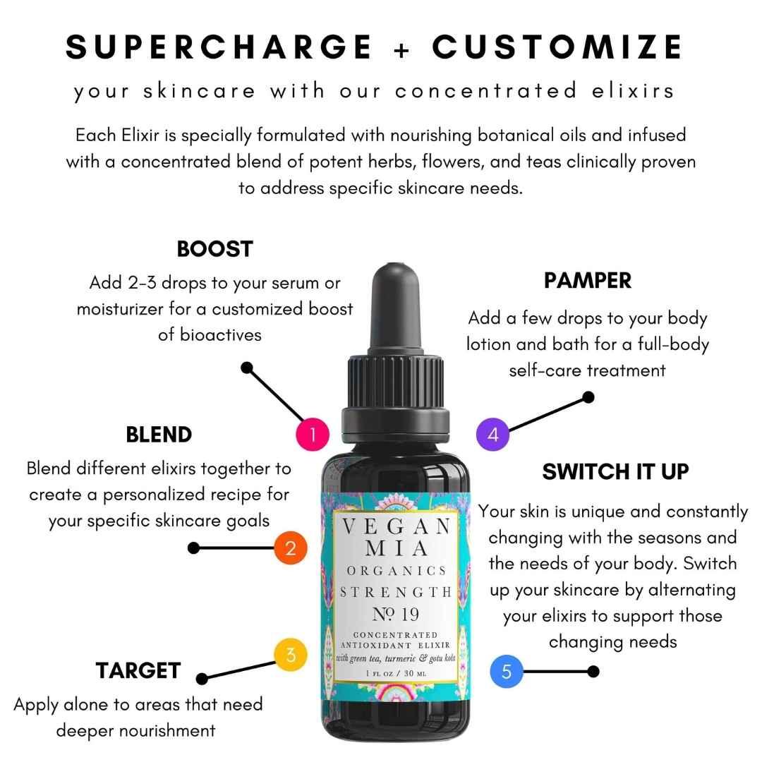 Strength Antioxidant &amp; Superfood Elixir - Vegan Mia Organics
